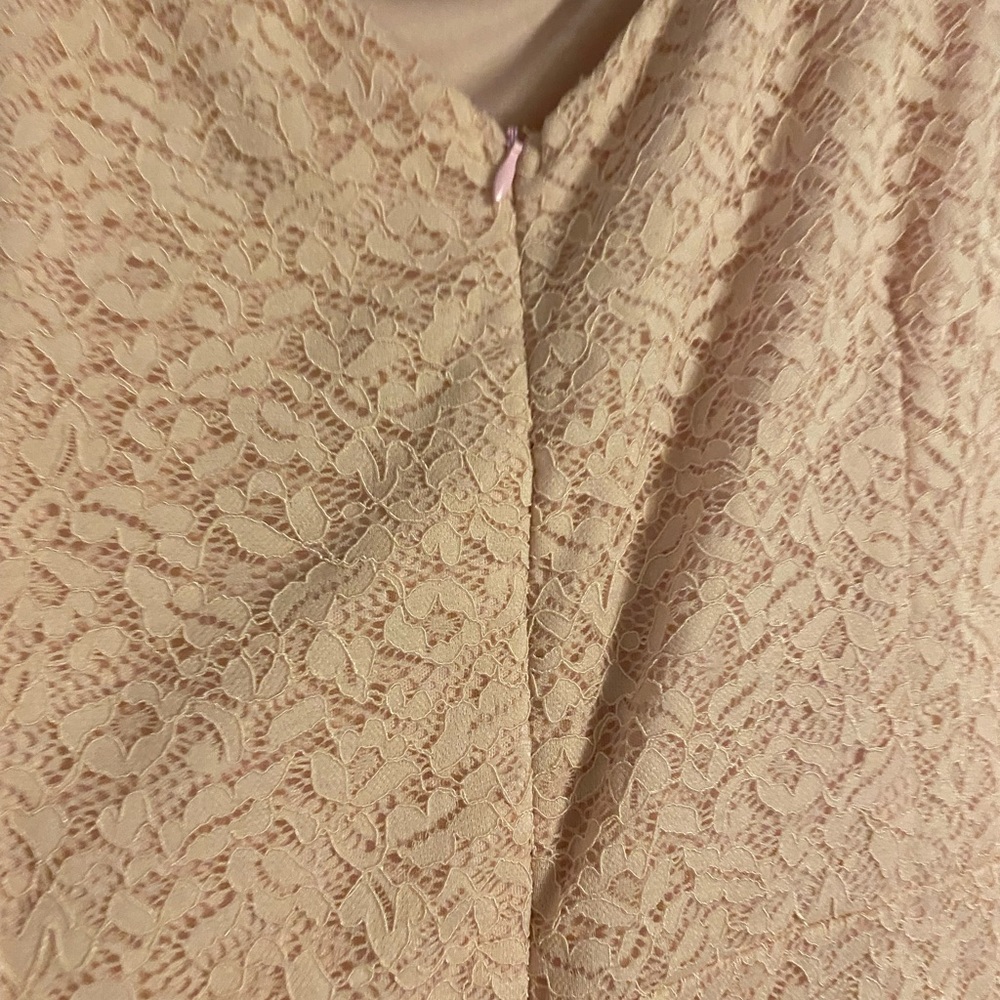 Light pink lace dress - Picture 3 of 9